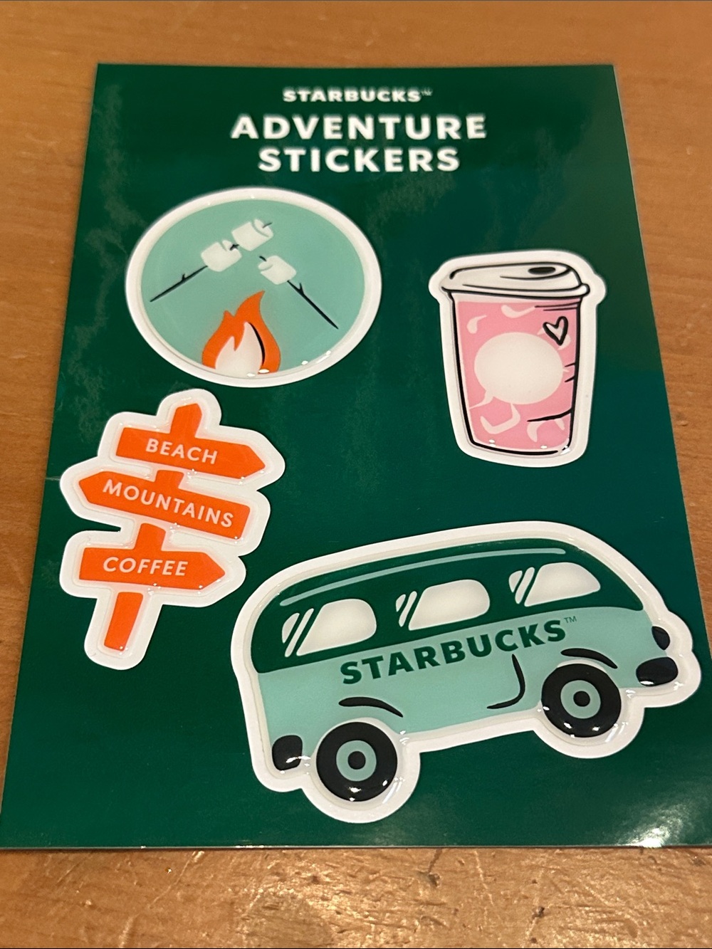 STARBUCKS ROAD TRIP STICKERS